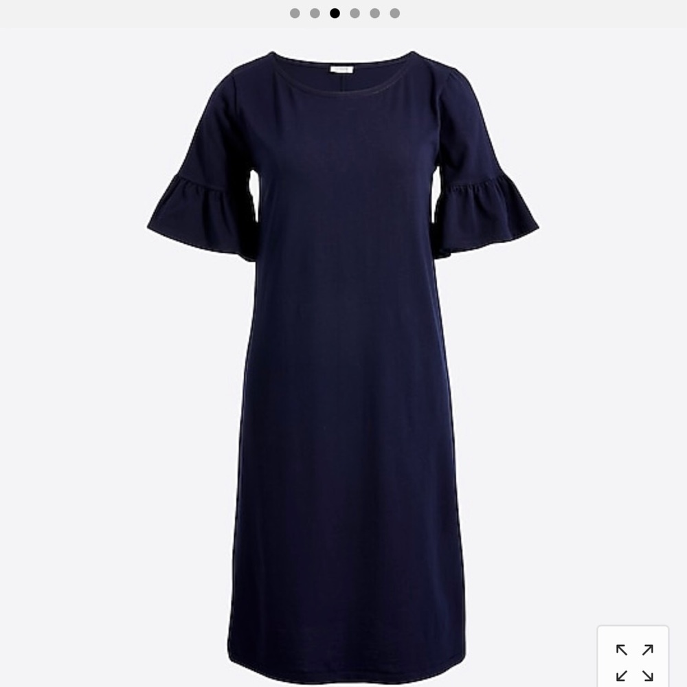 J crew ruffle sleeve dress. Size XS NWT